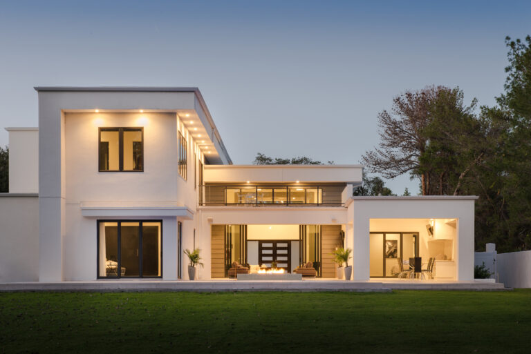 Exterior Lighting Dusk